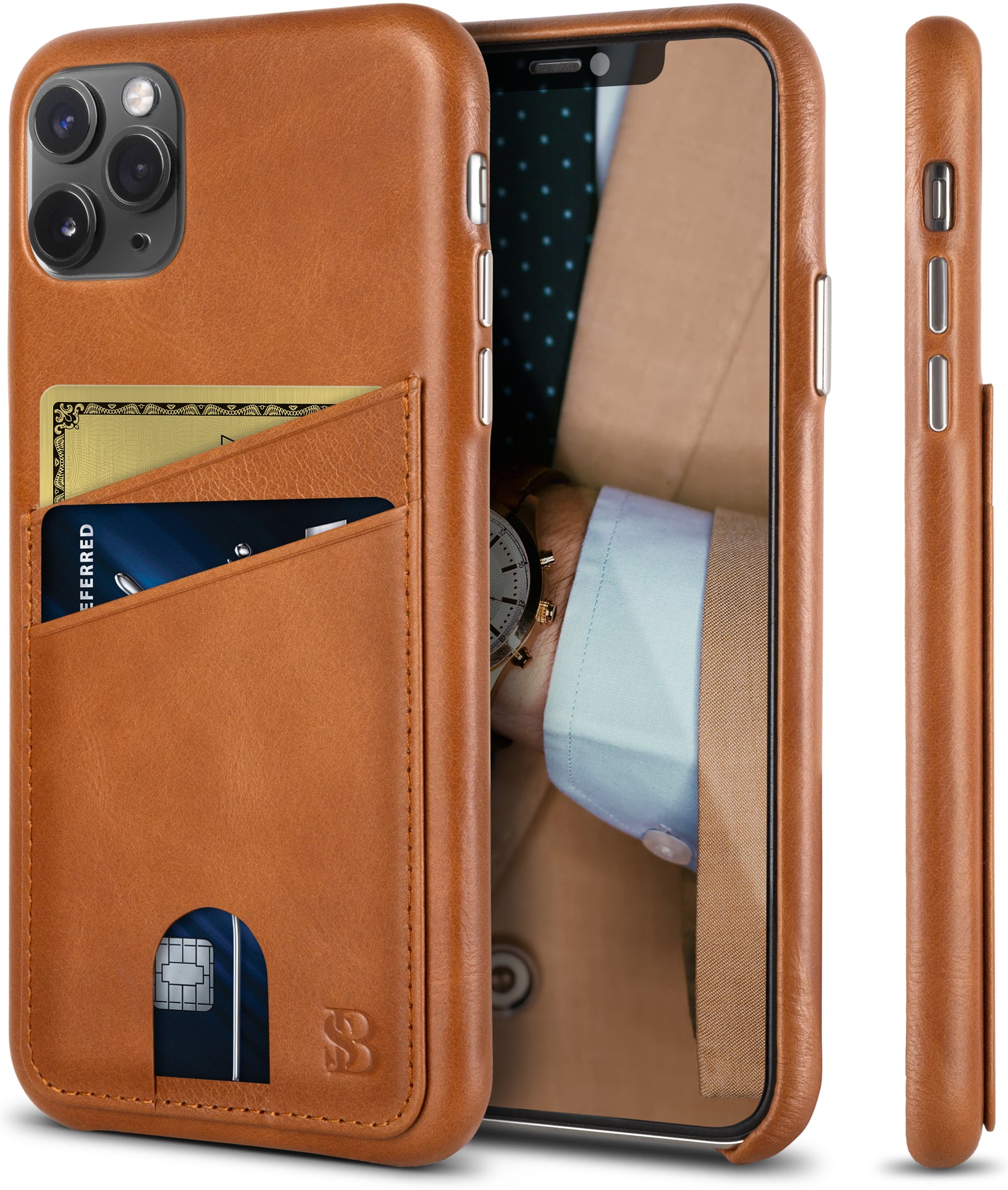 iPhone 11 Pro Max Leather Wallet Case – SERMAN BRANDS